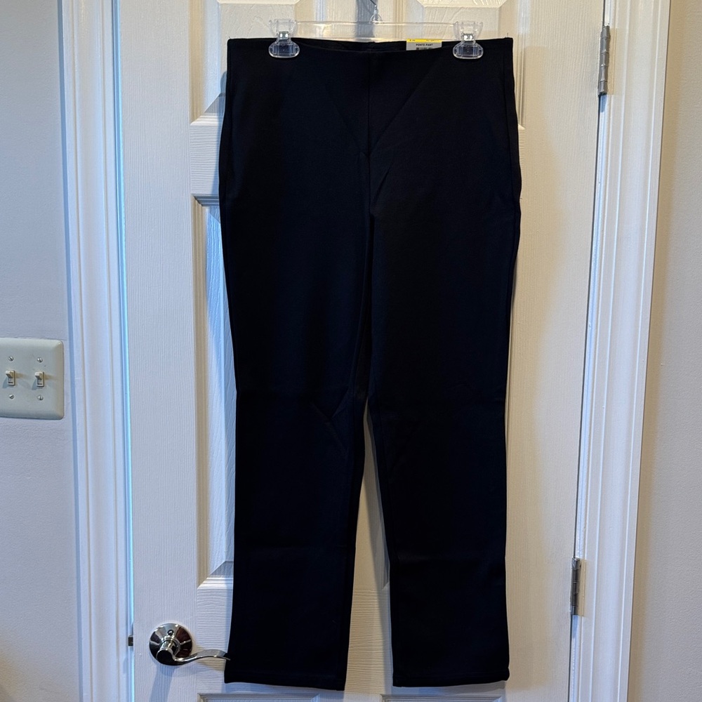 JM Collection Black Straight Leg Pants